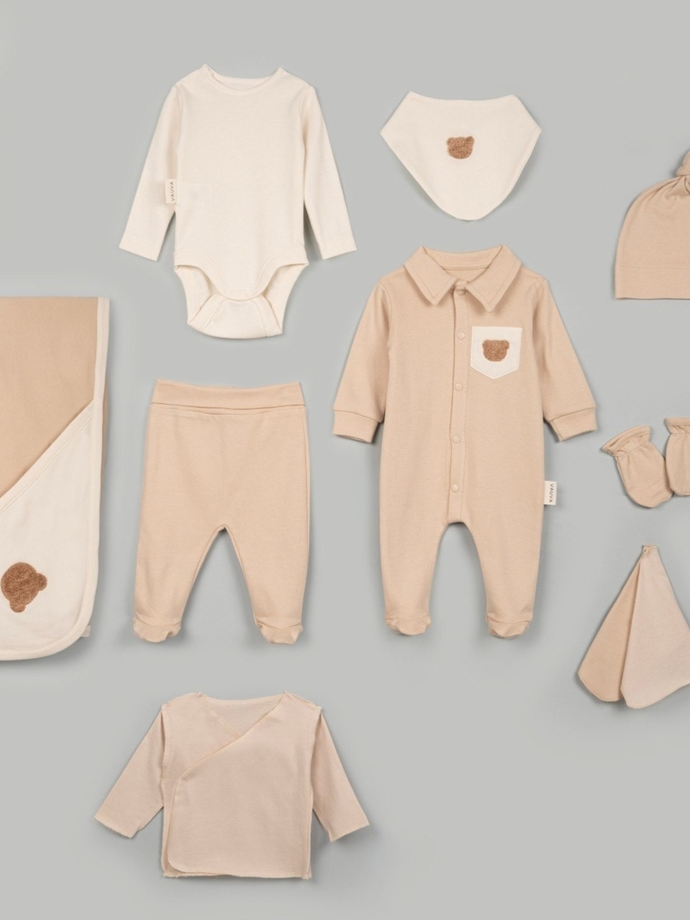 Newborn 100% Cotton Gift Set, presented in original packaging.